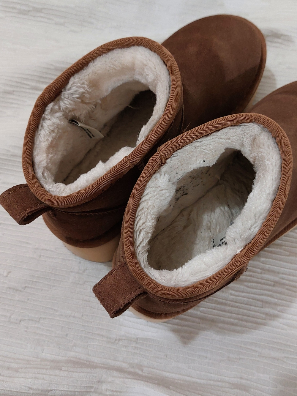 Project Cloud Brown Suede Platform Booties Size 6 - Picture 9 of 10